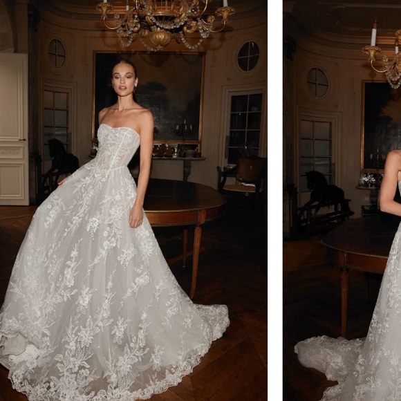 Flora Bridal Gabriel Dress with Custom Sleeves
